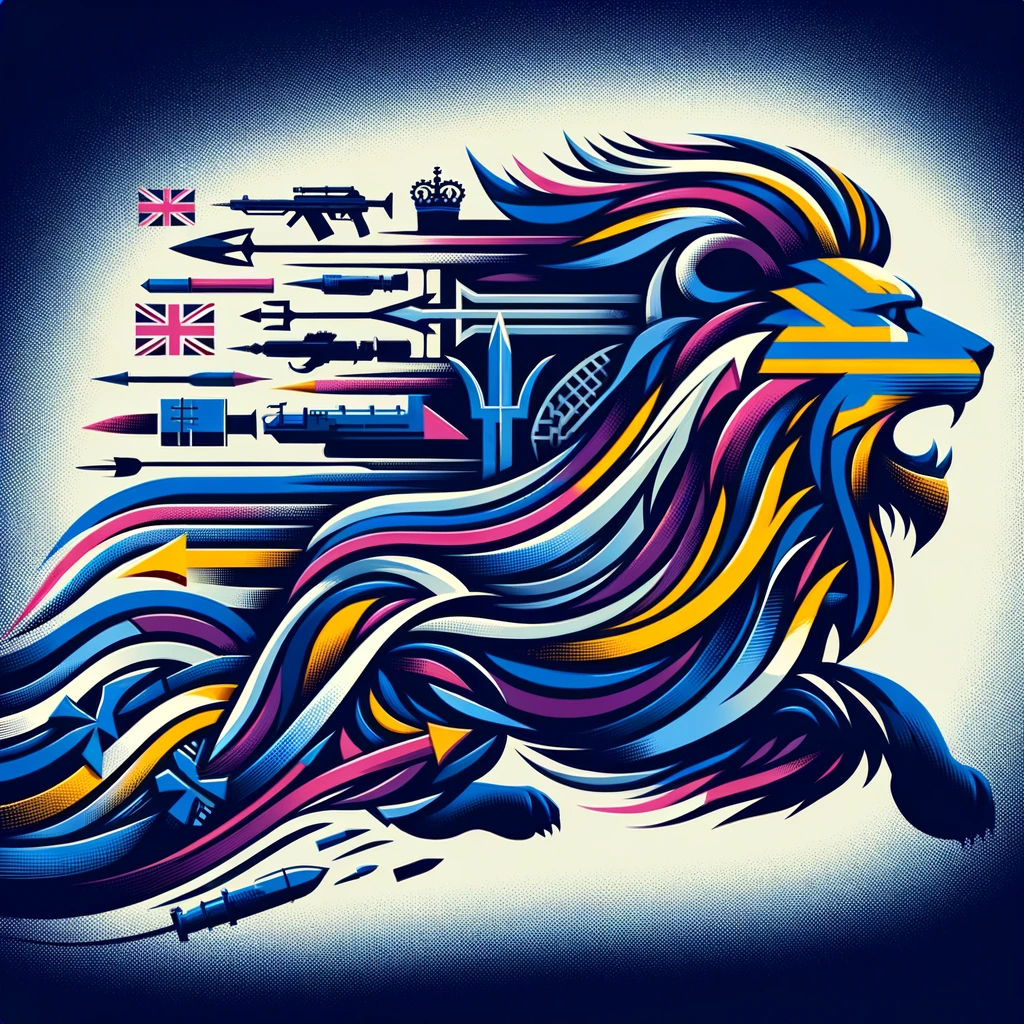 Abstract image of UK arms transfer to Ukraine